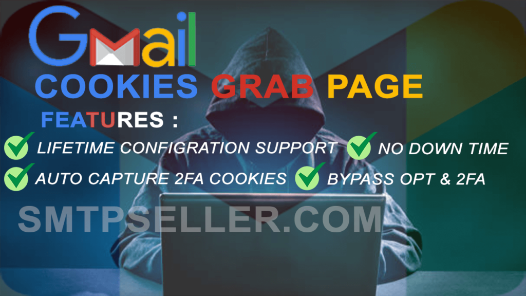 GMAIL COOKIES GRAB PAGE by smtpseller.com