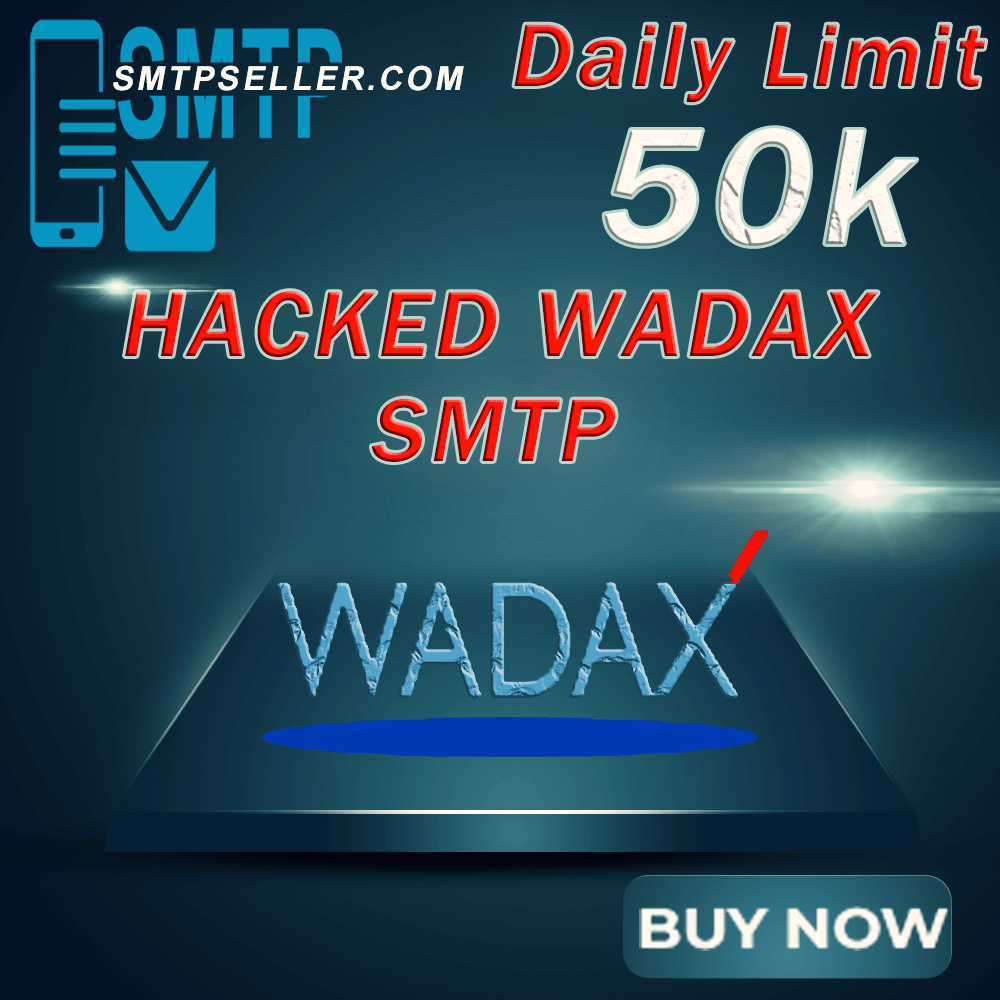 Hacked Wadax Japan SMTP | 50k Daily Limit