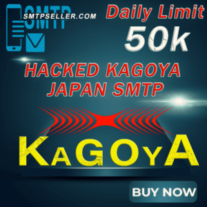 Hacked Kagoya Japan SMTP | 50k Daily Limit